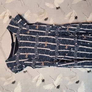 Sm Wardrobe Blue With Deer/Tree Pattern Sz S